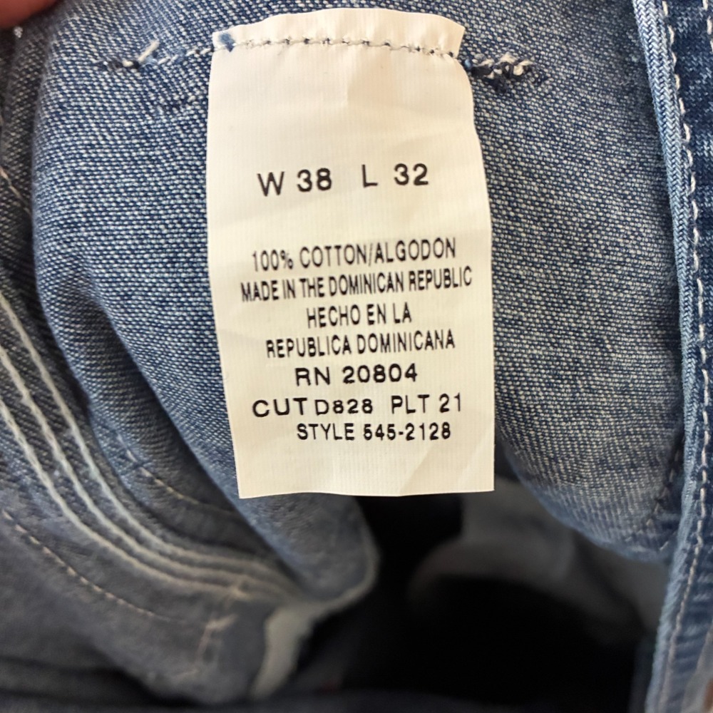 Vtg Big Mac Workwear Overalls Mens 38x32 Denim Carpenter Gorpcore Bibs - Picture 3 of 7